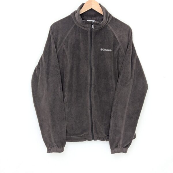Columbia Fleece Jacket - Brown - Full Zip - Size Xl