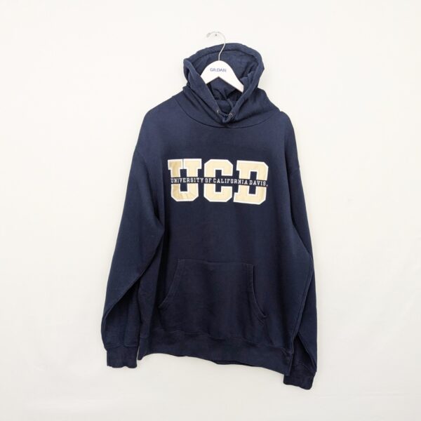 Uc Davis Hoodie Blue 84 - Men’s Large - Navy - College Pullover Sweatshirt