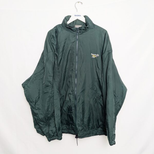 Vintage 90s Reebok Heavyweight Coat – Size Xl – Made In Usa – Fleece Lined