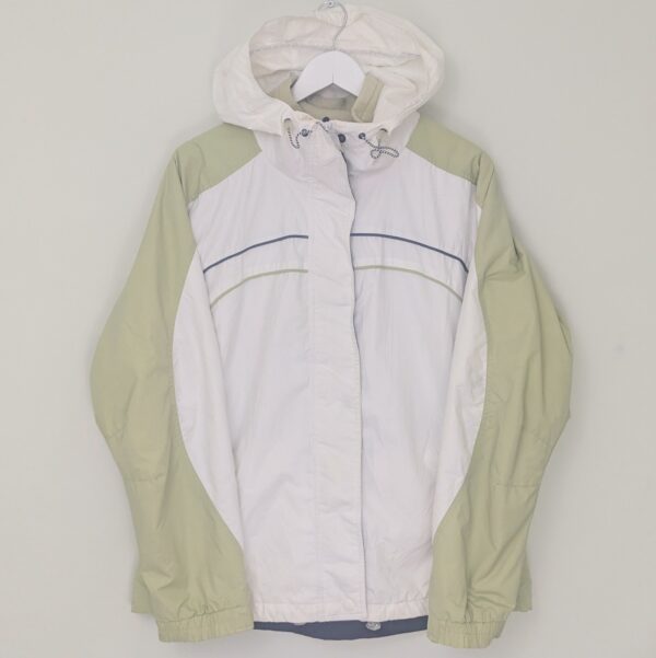 Columbia Interchange Jacket - White / Green - Womens Size Xl - 3 In 1
