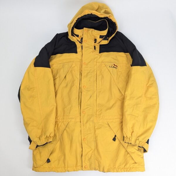 L.l.bean Outdoor Jacket - Yellow/black - Size L