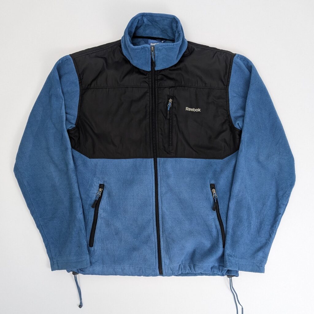 Reebok Fleece Jacket - Blue/black - Size S