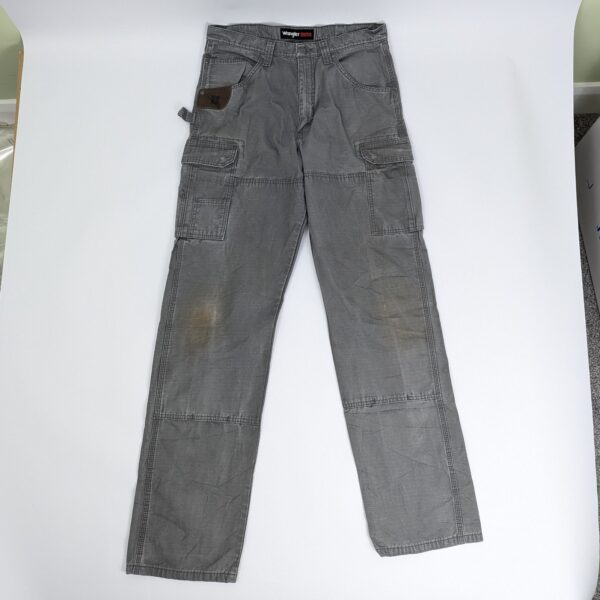 Wrangler Riggs Workwear Cargo Trousers - Grey - Size 34x36