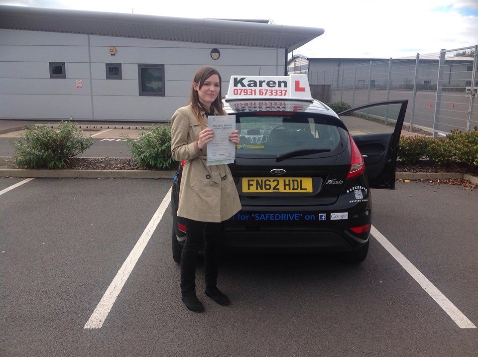 Driving Test 4th October.Kelly from Shrewsbury