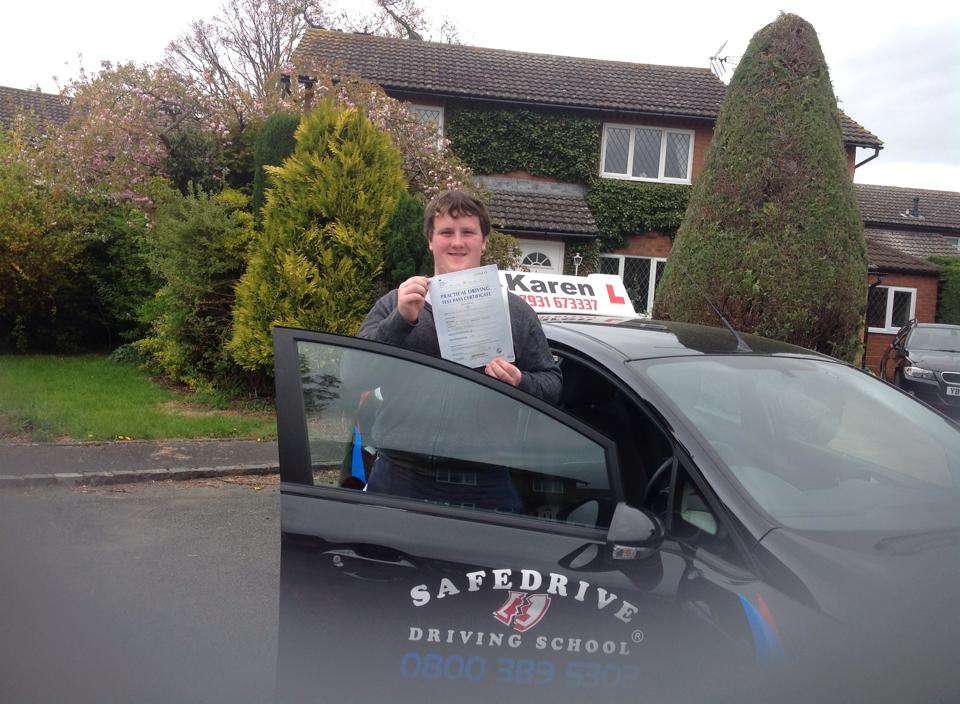 Practical Driving Test 1st time 17th April: Richard Mcnally