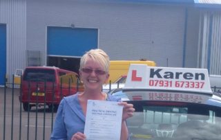 Passed Driving Test 1st time