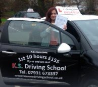 Katie Lumb from Telford Passed Driving Test 1st Time