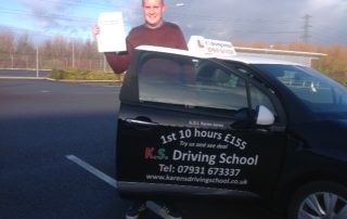 Michael Beer Passed Driving Test 1st Time in Shrewsbury 29th