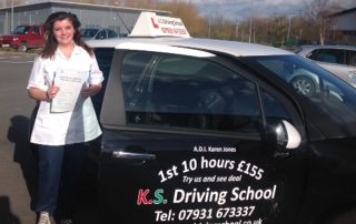Emma Gregson Passed 1st Time in Shrewsbury 4th March