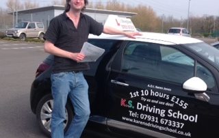 Jacob Ovington Passed his Driving Test 1st Time in Shrewsbury