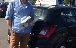 Allan Scott Passed his Practical Driving Test in Shrewsbury 30th June