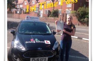 Driving Lessons Shrewsbury 1st Time Pass for Gemma Johnson