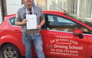 Paul Davies Passed his Practical Driving Test in Shrewsbury