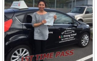 Alisa Longsuwan Passed her Driving Test in Shrewsbury 30th September