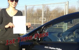 Driving Lessons Shrewsbury Tatiana Passed on 2nd December