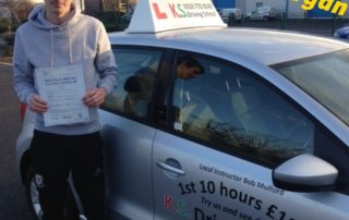 1st Time Driving Test Pass on 30th December in Shrewsbury