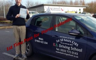 Driving Lessons Shrewsbury Herne Hollamby Passed 1st time in Shrewsbury