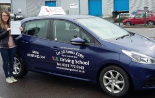 Driving Lessons Shrewsbury Congratulations to Katie Stealey who Passed