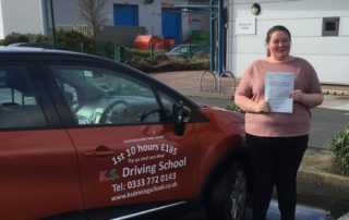 Driving Lessons Shrewsbury Driving Test Pass for Natalie Burton