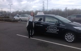 Driving lessons Shrewsbury 1st Time Pass Carrie-Ann Carter