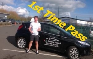 Driving Lessons Shrewsbury 1st Time Pass for Harvey Plimmer