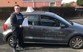 Driving Lessons Shrewsbury 1st Time Test Pass on 7th March