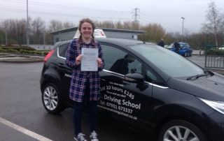 Driving Lessons Shrewsbury Mollie Price Passed on 21st March