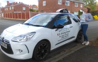 Driving Lessons Shrewsbury Jessica Lycett Passed her Driving test