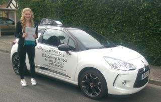 Lucy Walker Passed 1st Time on the 7th June 2017