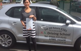 Driving Lessons Shrewsbury "Driving Test in Shrewsbury for Suk Ye"