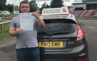 Driving Lessons Shrewsbury 1st Time for James Robert Nicholls