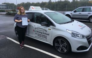 Driving Lessons Shrewsbury 1st time pass forTARA Bunker Shrewsbury