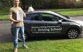 Driving Test Pass in Telford for James Lachowicz on 20th October
