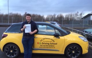 Driving lessons Shrewsbury Matty Pemblington