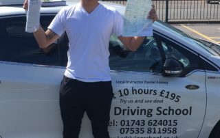 Huge congratulations to Karlo Mediana on a fabulous driving test