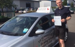 Congratulations to Matt Blount who passed his driving test on 25th July