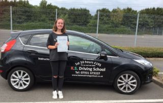 Driving Lessons Shrewsbury Katie Ellis Passed on 18th July.