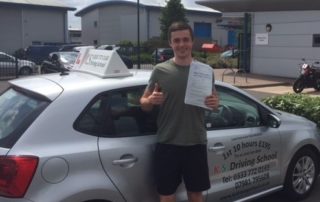 Driving Test Pass for Jack Turner in Shrewsbury 1st Time