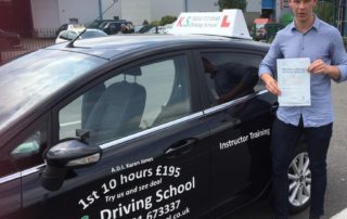 Driving Lessons Shrewsbury Extended Test Pass Well done Winston