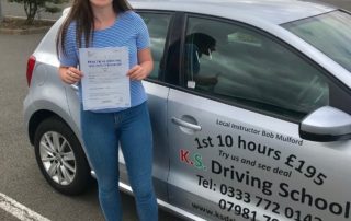 Congratulations to Amiya Griffin who passed her driving test on 7th August