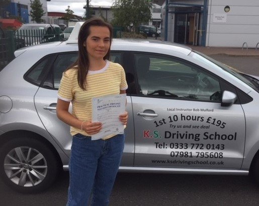 Driving Test Pass in Shrewsbury Congratulaions Lucy Cowper