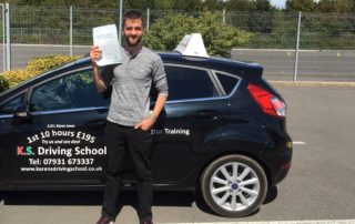 Driving Lessons Shrewsbury John Evans Passed on 6th August