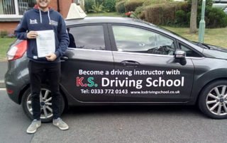 Oliver Brewis passing his driving test 1st time
