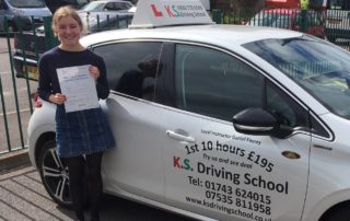 Driving Test Pass Megan Brookes Shrewsbury