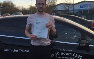 Driving Test Shrewsbury Thomas White Passed.