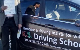 Dr Oberoi on passing his test today 1st time in Shrewsbury