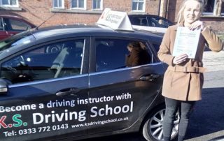 Caitlin Pennington passing 1 st time in whitchurch