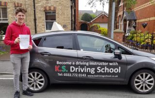 Driving Lessons Shrewsbury Test Pass for Seb Ivos