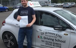 Angus Passed his Driving Test