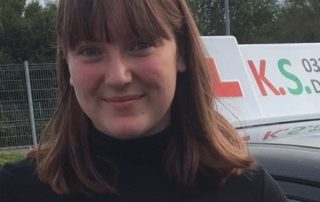 Chloe Jones from Welspool Passed her Driving Test in Shrewsbury 1st Time